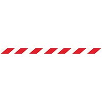 QueueMaster 550 Black Post + Red/White Belt 3.4m Pack of 2