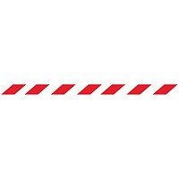 SafetyMaster 450 Yellow Post + Red/White Belt 3.4m Pack 2