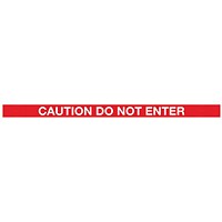SafetyMaster 450 Yellow Post Do Not Enter Red/Wht 3.4m Pack 2