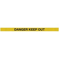 SafetyMaster 450 Yellow Post Danger Yellow/Black 3.4m Pack 2