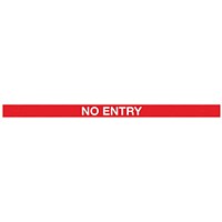 SafetyMaster 450 Yellow Post No Entry Red/White 3.4m Pack 2