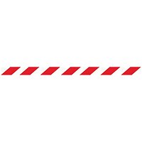 SafetyMaster 450 Red Post + Red/White Belt 3.4m Pack of 2