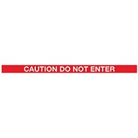 SafetyMaster 450 Red Post Do Not Enter Red/White 3.4m Pack 2