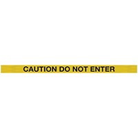 SafetyMaster 450 Red Post Do Not Enter Ylw/Black 3.4m Pack 2