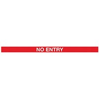SafetyMaster 450 Red Post No Entry Red/White 3.4m Pack of 2