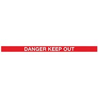 SafetyMaster 450 Twin Yellow Post Danger Red/Wht 3.4m Pack 2