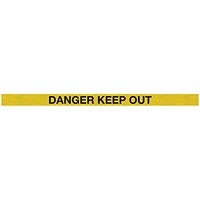 SafetyMaster 450 Twin Yellow Post Danger Ylw/Blk 3.4m Pack 2
