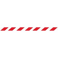 SafetyMaster 450 Twin Red Post + Red/White Belt 3.4m Pack 2