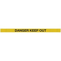 SafetyMaster 450 Twin Red Post Danger Ylw/Black 3.4m Pack 2