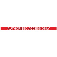 WallPro 300 Barrier Blk with Auth Access Red/Wht Belt 3m