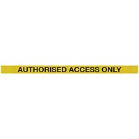 WallPro 450 Barrier Blk Authorised Access Ylw/Blk Belt 7.6m