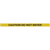 WallPro 450 Barrier Blk Caution Do Not Enter Ylw/Blk Belt 7.6