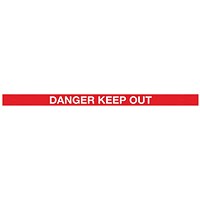 WallPro 450 Barrier Blk Danger Keep Out Red/White Belt 7.6m
