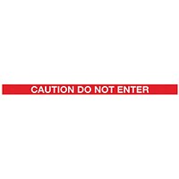 WallPro 450 Barrier Yellow with Do Not Enter Red/White Belt 7.6m