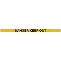 WallPro 450 Barrier Ylw with Danger Keep Out Ylw/Blk Belt 7.6m