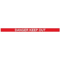 WallMaster 400 Barrier Blk with Danger Keep Out Red/Wht Belt 4.6m