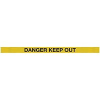 WallMaster 400 Barrier Blk with Danger Keep Out Ylw/Blk Belt 4.6m