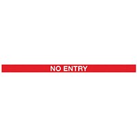 WallMaster 400 Barrier Blk with No Entry Red/Wht Belt 4.6m