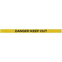 WallMaster 400 Barrier Ylw with Danger Keep Out Ylw/Blk Belt 4.6m