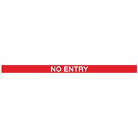 WallMaster 400 Barrier Ylw with No Entry Red/Wht Belt 4.6m
