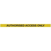 WallMaster 450 Barrier Ylw with Auth Access Ylw/Blk Belt 7.6m