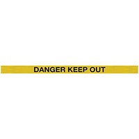 WallPro 300 Magn Barrier Blk Danger Keep Out Ylw/Blk 3m