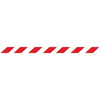 WallPro 450 Magn Back/Belt End Barrier Blk + Red/Wht Belt 9.1m