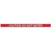 WallMaster 300 Magn Back Barrier Blk with Do Not Enter Red/Wht 3m