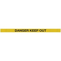 WallMaster 300 Magn Back Barrier Blk with Danger Ylw/Blk 3m