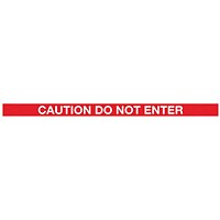WallMaster300 Magn Back Barrier P/Chrome with Caution Red/Wht 3m