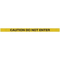 WallMaster300 Magn Back Barrier P/Chrome with Caution Ylw/Blk 3m