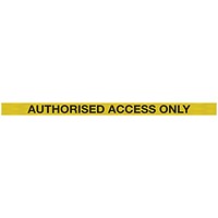WallMaster 300 Magn Back Barrier Ylw with Auth Access Ylw/Blk 3m