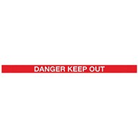 WallMaster 300 Magn Back Barrier Ylw with Danger Red/Wht 3m