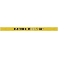 WallMaster 300 Magn Back Barrier Ylw with Danger Ylw/Blk 3m
