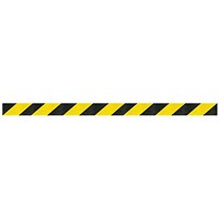 WallMaster 400 Magn Back Barrier Blk with Ylw/Blk Belt 4.6m