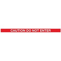 WallMaster 400 Magn Back Barrier Blk with Caution Red/Wht 4.6m