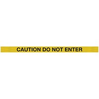 WallMaster 400 Magn Back Barrier Blk with Caution Ylw/Blk 4.6m