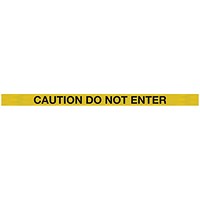 WallMaster 400 Magn Back Barrier Ylw with Caution Ylw/Blk 4.6m