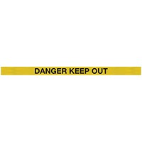 WallMaster 450 Magn Back/Belt End Barrier Blk + Danger Ylw/Blk 7.6m