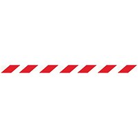 WallMaster 450 Magn Back/Belt End Barrier Blk + Red/Wht Belt 10.6m