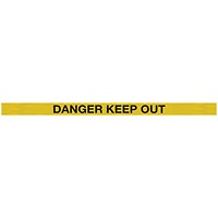 WallMaster 450 Magn Back/Belt End Barrier Ylw + Danger Ylw/Blk 10.6m