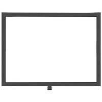 Standard Horizontal A4 Sign Frame Black for Rope Barriers