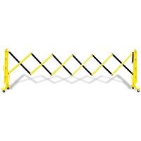 5 Star Flexmaster Expanding Barricade Yellow/Black 3.4m