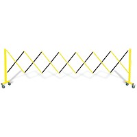 5 Star FlexPro Expanding Barricade Yellow/Black 3.4m