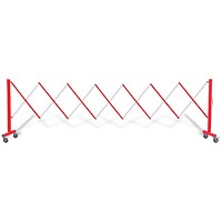5 Star FlexPro Expanding Barricade Red/White 3.4m