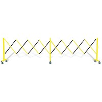 5 Star FlexPro Expanding Barricade Yellow/Black 4.9m
