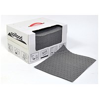 5 Star Spillpod Gel Pup Pads Grey 310x390mm Pack of 75 FS634498