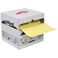 5 Star Spillpod Chemical Quick-rip Roll Yellow 310mmx30m FS634610