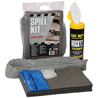 5 Star Gel Pup Spill Kit in a Heat-sealed Mini Bag 10L Grey FS634641