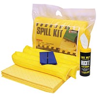5 Star Chemical Spill Kit in Heat-sealed Bag Yellow FS634962